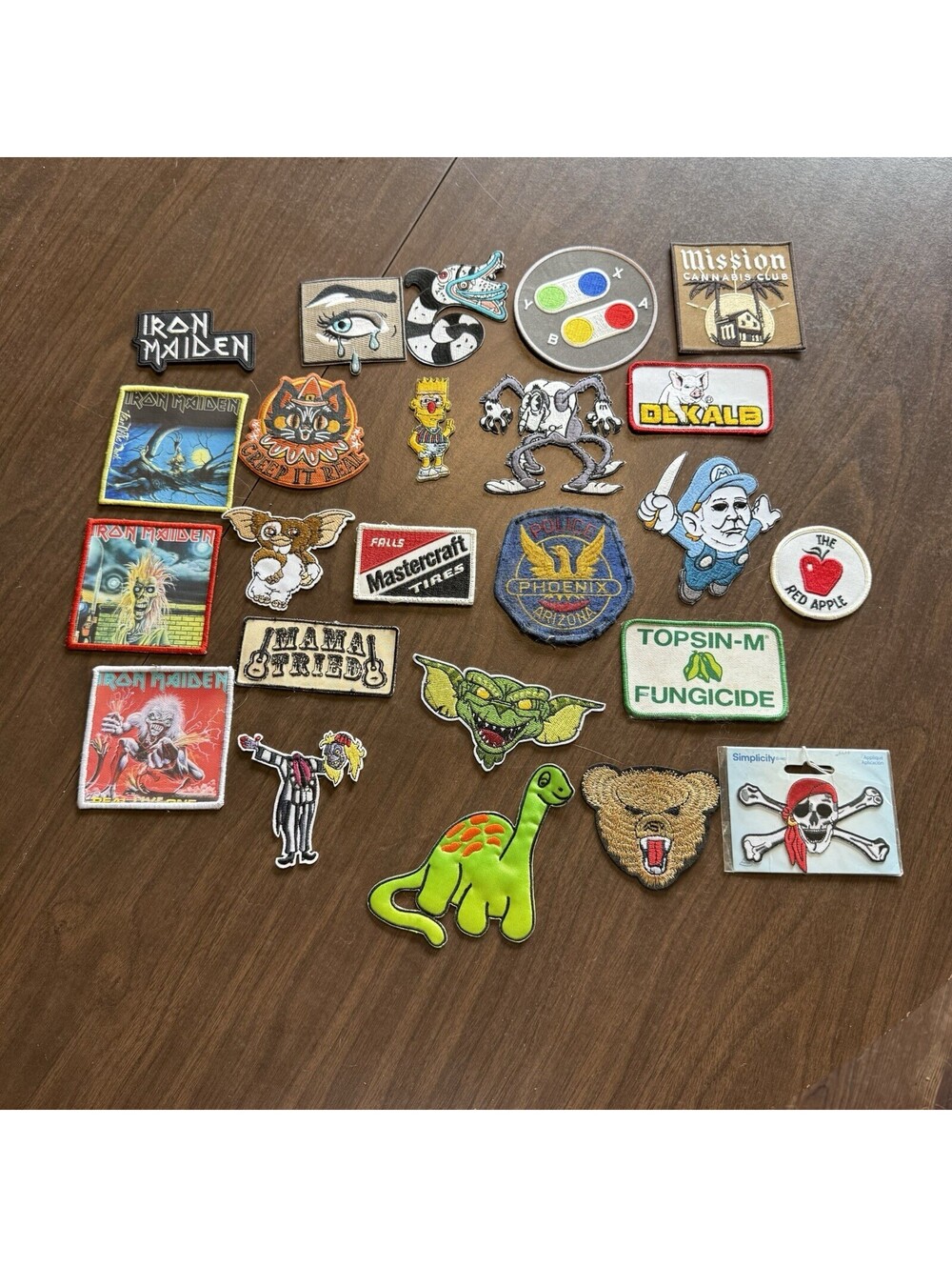 24 Vintage/Newer‎ Custom Collection Band And Misc. Patches Bundle